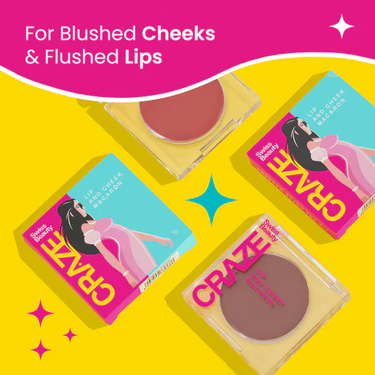 Swiss Beauty | Craze Lip and Cheek Macaron