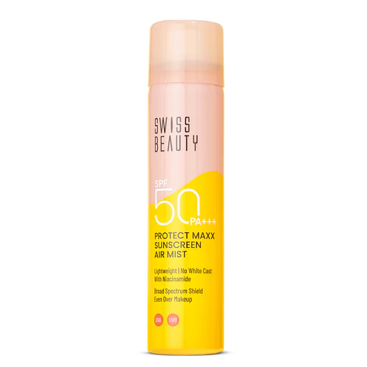 Swiss Beauty | Protect Maxx Sunscreen Air Mist | SPF 50 PA+++