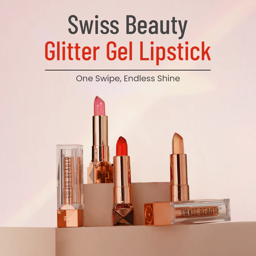 Swiss Beauty | Glitter Gel Lipstick